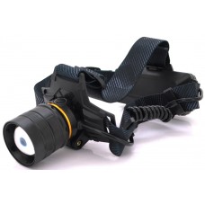 Ліхтар налобний акум. метал. ЗП TypeC,zoom,2х18650mAh,4режими №BL-8076-2-GT100