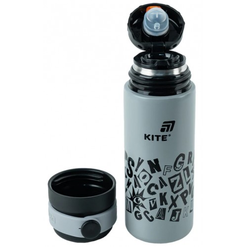 Термос метал. 0,5л "Kite" сірий №K25-1222-2