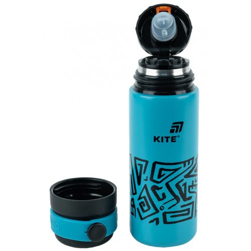 Термос метал. 0,5л "Kite" темно-бірюзовий №K25-1222-1