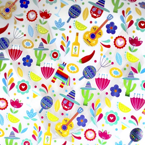 Папір пакувальний 64х90см №№GWP2024-4/8358//Мандарин/(40)(240)