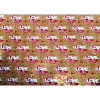 Папір пакувальний 70х100см Love №153/Фоліо/(200)