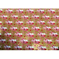 Папір пакувальний 70х100см Love №153/Фоліо/(200)