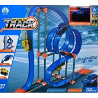 Трек 70х32х62см,оберт 360,машина (інер-на, 7,5см),56дет,в кор-ці,41х36х7см №679-616B(12)