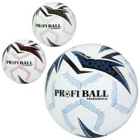 М'яч футбольний 410-430г, розмір 5, 3кольор., ПУ №2500-309(30)