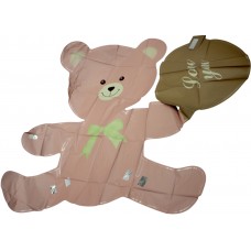 Кулька повітр. фольг. "Рожевий ведмедик з коричневим серцем" №V-193/15249(10)