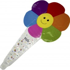 Кулька повітр. фольгована "Ромашка" кольор.(50)