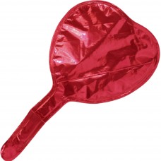 Кулька повітр. фольгована 4"/10см "Мікро серце" ,без клапана, червона/Flexmetal/(1)(100)