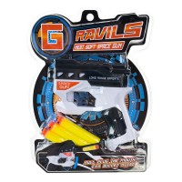 Пістолет стріляє поролон. кулями,на планшеті,24,5х19см №826-35А(72) КІ