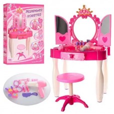 Трюмо на бат-ці: чарівна паличка,стільчик,фен,в кор-ці,70х55,5х8,5см №661-20(6)