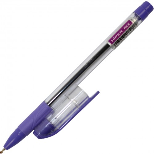 Ручка масляная шариковая Hiper Ace 0,7 мм фиолетовая (50) (250) HO-515