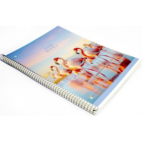 Коледж-блок А4+ 80арк. лін. мат. лам.,кремовий блок №A4-080-6711L/Школярик/(4)(36)