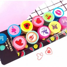 Набір штампів дитяч. "Любов" 68-2/WB2302 10шт №819006 (12)