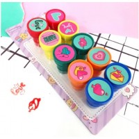 Набір штампів дитяч. "Сердечка" 68-5/WB2302 10шт №819009(12)