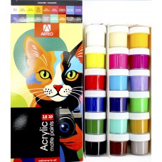 Набір акрил. фарб "Arteo" ColorCat 18х10мл матовий №322112009(16)