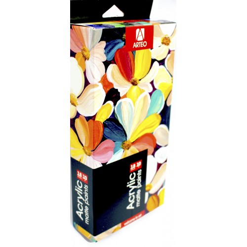 Набір акрил. фарб "Arteo" Nature 18х10мл матовий №322112006(8)