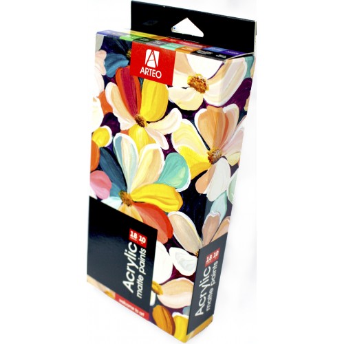 Набір акрил. фарб "Arteo" Nature 18х10мл матовий №322112006(8)