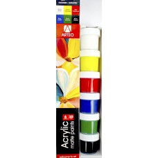 Набір акрил. фарб "Arteo" Nature 6х10мл матовий №322112004(24)
