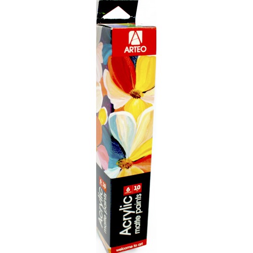 Набір акрил. фарб "Arteo" Nature 6х10мл матовий №322112004(24)