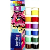 Набір акрил. фарб 12х10мл "Arteo" Animals для тканини №322113006(12)