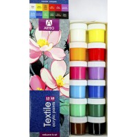 Набір акрил. фарб 12х10мл "Arteo" Flowers для тканини №322113002(12)