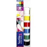 Набір акрил. фарб 6х10мл "Arteo" Flowers для тканини №322113001(20)