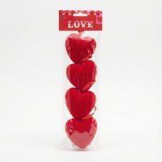 Підвіска "Серце" флокове 6см №2021-005/У (4)