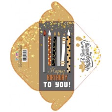 Конверт для грошей "З Днем народження!" №КВ24-167/Мандарин/(10)(300)