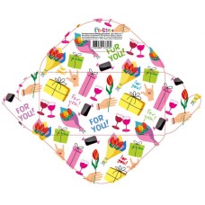 Конверт для грошей "без напису" №КВ24-211/Мандарин/(10)(300)