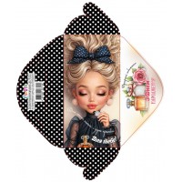 Конверт для грошей "З Днем народження" жіночий №КВ25-01/Мандарин/(10)(300)