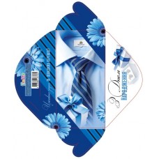 Конверт для грошей "З Днем народження" чоловічий №КВ25-42/Мандарин/(10)(300)