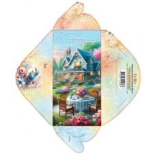 Конверт для грошей "З Днем Народження" №KB24-115/Мандарин/(10)(300)