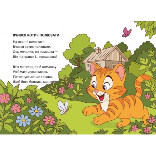 Книжка А6 "Книжечка в долоньці : Вчився котик полювати" №3130/Талант/(20)