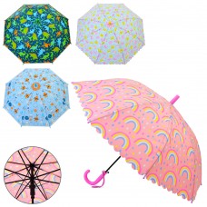 Парасолька дитяча тростина d-84см,в кульку,4 види №MK5262(30)