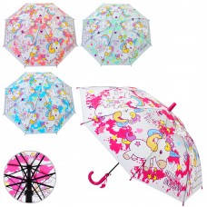 Парасолька дитяча тростина d-85см,в кульку,3 види №MK5275(30)