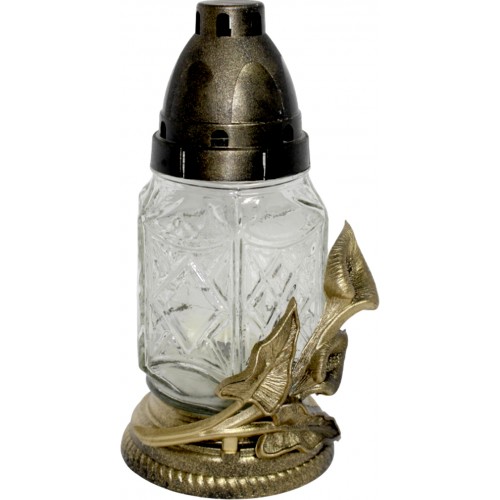 Лампада скляна h-18см "Кала" шестикутна №300 ТЕ(12)