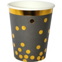 Стакан паперовий "Чорний золотий горох"(10)