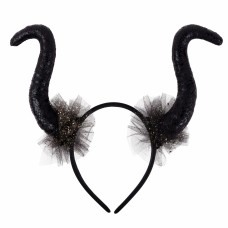 Обруч на Хелловін "YES! FUN" Шикарні роги Малефісенти №974514