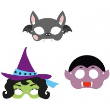 Набір дитячих масок "Yes" Fun Хелловін 3шт №974324