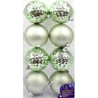 Набір куль 8см 8шт зелений №9693(24)