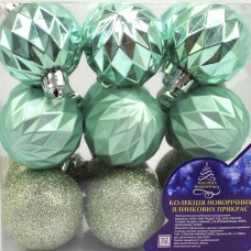 Набір куль 4см 18шт зелений №9696(96)