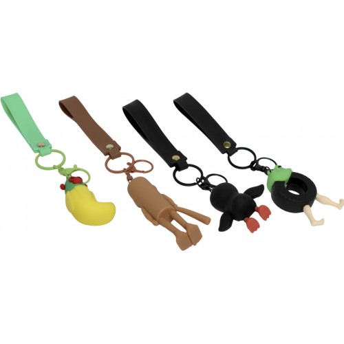 Брелок "італійські меми" 8см гумовий,мікс №712599(12)(600)