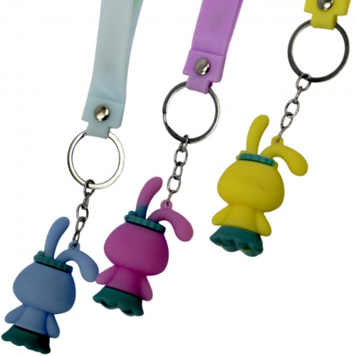 Брелок "Зайка" гумовий №3276(12)