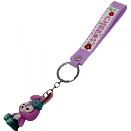 Брелок "Зайка" гумовий №3276(12)