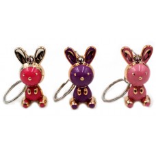 Брелок пластиковий "Зайчик золотистий" 4см мікс №BT-2027(12)