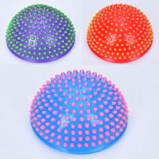 М'яч для фітнеса/йоги 16см,півсфера,3 види,в кульку,16х16х8см №MS 4193(30)