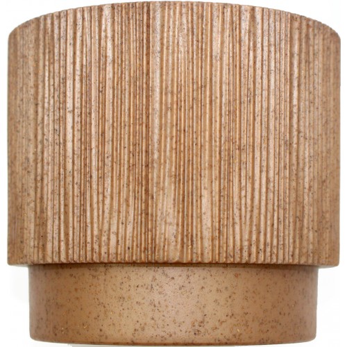 Горщик квітковий пласт. "Осло" d12х10,5см 0,7л карамель wood,зі вставкою №5617/Алеана/(8)