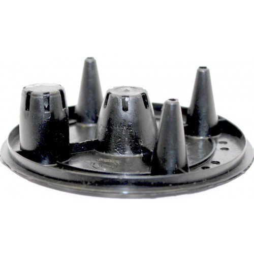 Горщик квітковий пласт."Осло" d16х14см 1,9л біла троянда wood,зі вставкою №5624/Алеана/(8)