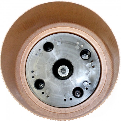 Горщик квітковий пласт. "Осло" d16х14см 1,9л карамель wood,зі вставкою №5648/Алеана/(8)