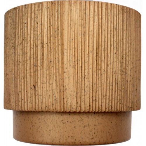 Горщик квітковий пласт. "Осло" d16х14см 1,9л карамель wood,зі вставкою №5648/Алеана/(8)