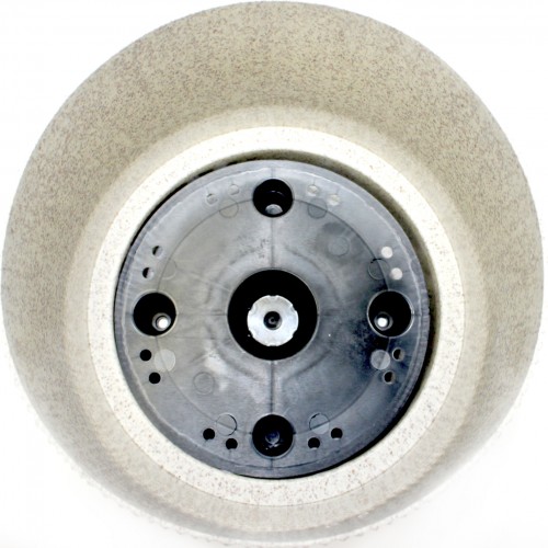 Горщик квітковий пласт."Осло"d20х17,5см3,8л біла троянда wood,зі вставкою№5655/Алеана/(12)